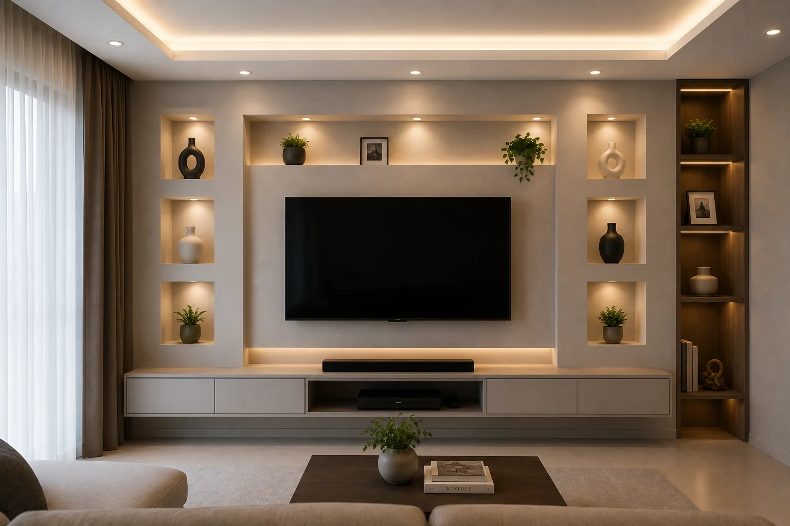 Panel decorativo para TV